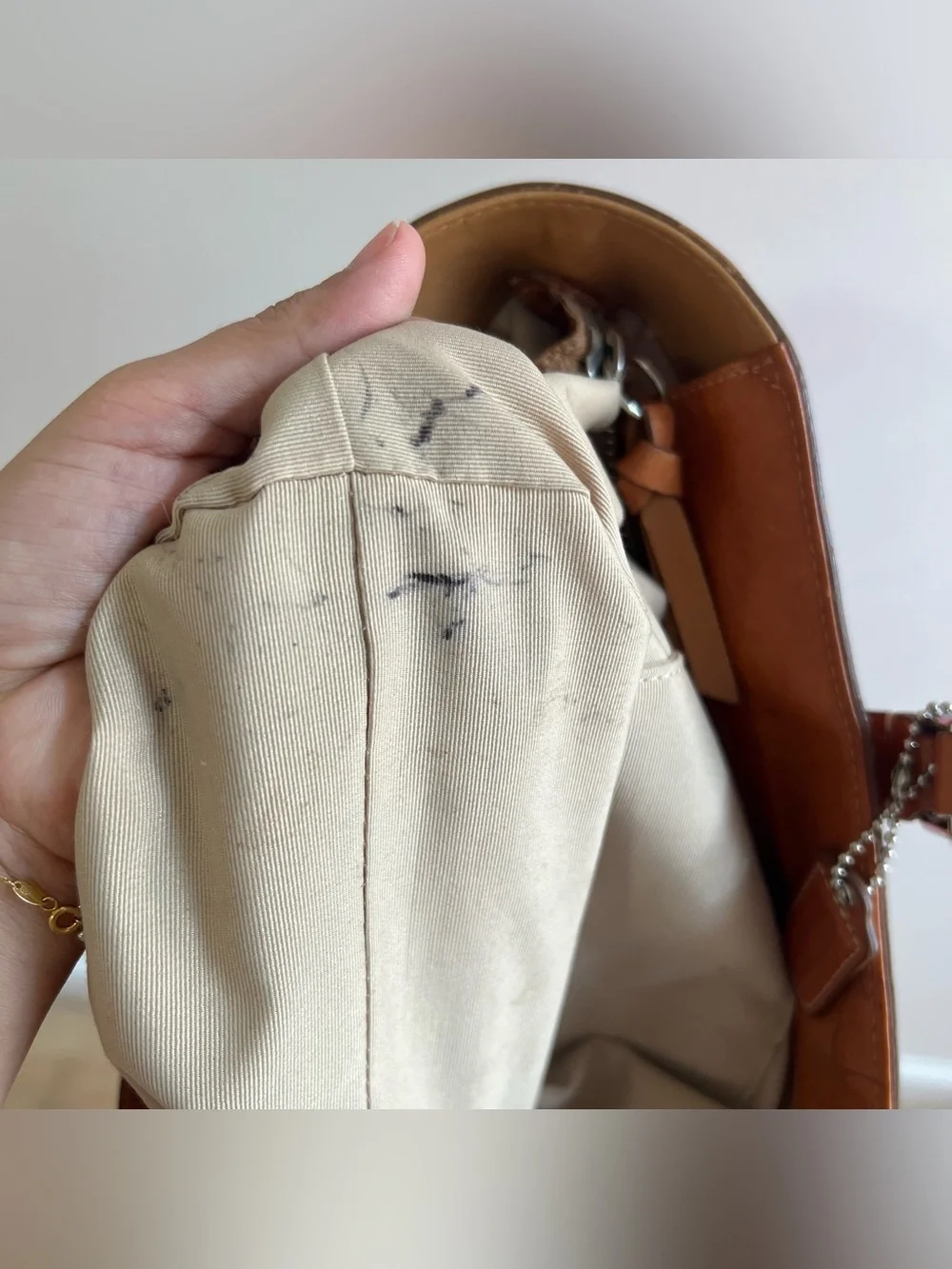 Vintage Coach Signature Gallery Tote Bag